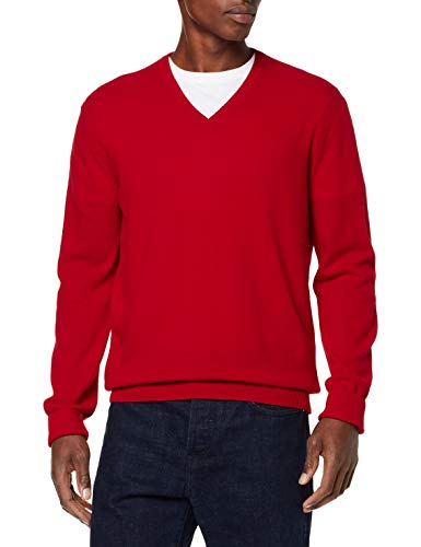 United Colors of Benetton Basico 2 Man Camiseta de Manga Larga, Rojo (Rossol 015), Large para Hombre