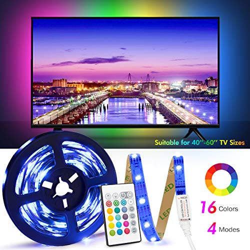 USB Tira Led para TV con una longitud de 2.5 metros. P24 teclas con control remoto por infrarrojos para controlar la tira LED. Luz RGB 5050 con 16 colores. USB Tira Led para TV con una longitud de 2.5 metros. P24 teclas con control remoto por infrarrojos para controlar la tira LED. Luz RGB 5050 con 16 colores.