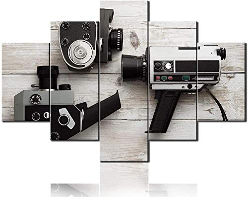 WWMJBH Lienzo Hd Imprime Fotos 5 Piezas 150 X 80 Cm Cámara Y Lente Antiguas Retro Lienzo Impresiones De Alta Definición Cuadros Arte De Pared Moderno Pinturas Decoración Del Hogar Cuadro De Pared Art WWMJBH Lienzo Hd Imprime Fotos 5 Piezas 150 X 80 Cm Cámara Y Lente Antiguas Retro Lienzo Impresiones De Alta Definición Cuadros Arte De Pared Moderno Pinturas Decoración Del Hogar Cuadro De Pared Art