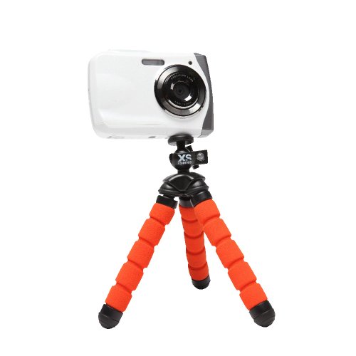 XSories MTRI/Ora Mini Deluxe -Trípode para cámara fotográfica/teléfono móvil, Color Naranja