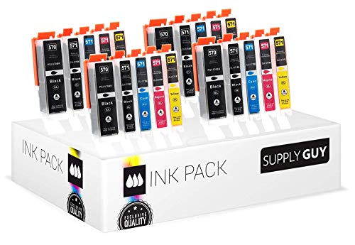 20 Cartuchos de tinta con viruta compatible con Canon PGI-570 CLI-571 para Pixma MG-5750 MG-5751 MG-5752 MG-5753 MG-6850 MG-6851 MG-6852 MG-6853 TS-5050 TS-5051 TS-5053 TS-5055 TS-6050 TS-6051 TS-6052 20 Cartuchos de tinta con viruta compatible con Canon PGI-570 CLI-571 para Pixma MG-5750 MG-5751 MG-5752 MG-5753 MG-6850 MG-6851 MG-6852 MG-6853 TS-5050 TS-5051 TS-5053 TS-5055 TS-6050 TS-6051 TS-6052