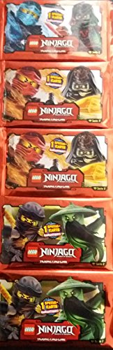 5 Aumentador de presión LEGO Ninjago Cartas Serie 2 - 5 Pack de 5 Cartas coleccionables