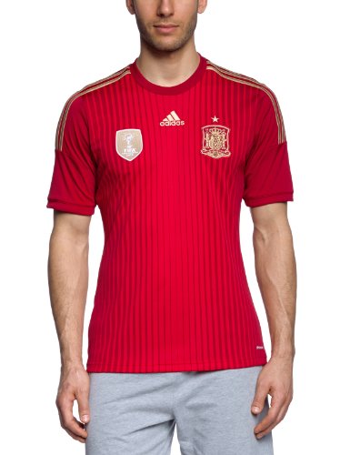 adidas Selección Española de Fútbol - Camiseta de fútbol, 2014, Color Rojo, Talla XXL