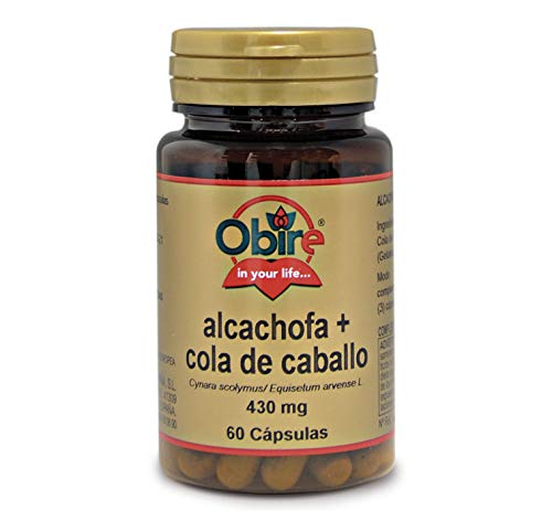Alcachofa + Cola de Caballo 430MG 60 caps Obire . (Pack 3u.)