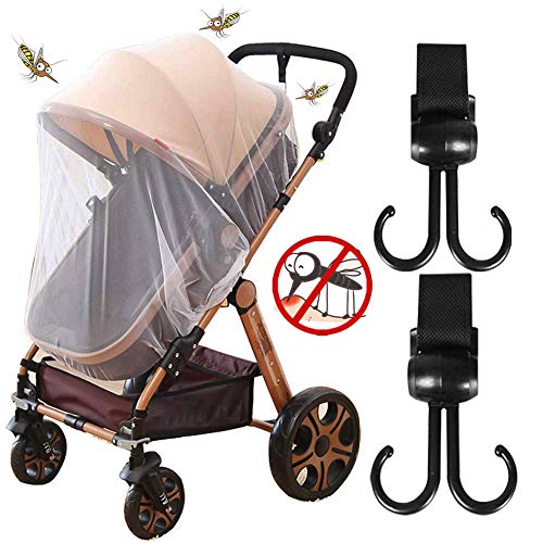 Bebé Mosquitera Red Antiinsectos Universal Mosquitera para Cochecito, Cuna, Capazo y Ganchos Carrito Bebé VOOA (Blanco) Bebé Mosquitera Red Antiinsectos Universal Mosquitera para Cochecito, Cuna, Capazo y Ganchos Carrito Bebé VOOA (Blanco)