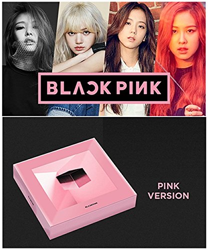 BLACKPINK SQUARE UP 1st Mini Album [Pink Ver.] CD + Photo Book + Postcard + Photo Card + Selfie Photo Card K-POP