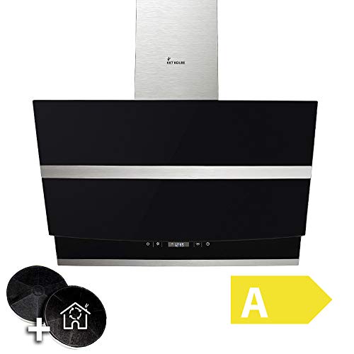 Campana extractora de pared (60 cm, acero inoxidable, cristal negro, extra silenciosa, 608m³/h, 4 escalones, iluminación LED, teclas de sensor TouchSelect) HERMES606S - KKT KOLBE Campana extractora de pared (60 cm, acero inoxidable, cristal negro, extra silenciosa, 608m³/h, 4 escalones, iluminación LED, teclas de sensor TouchSelect) HERMES606S - KKT KOLBE