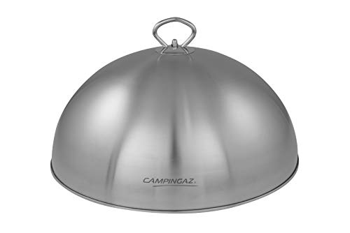 CAMPINGAZ Premium - Campana para Barbacoa y Plancha, 32 cm, Campana de Acero Inoxidable, Tapa de cocción al Vapor Redonda, cúpula para Hamburguesas