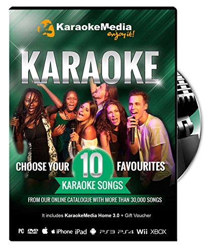 Canciones Karaoke - 10 Canciones a Elegir KaraokeMedia [DVD-USB-PC-MAC-VIDEOCONSOLAS]