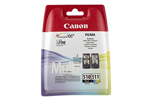 Canon 2970B010AA  Cartuchos de tinta  BK+Tricolor para Impresora de Inyeccion de tinta Pixma