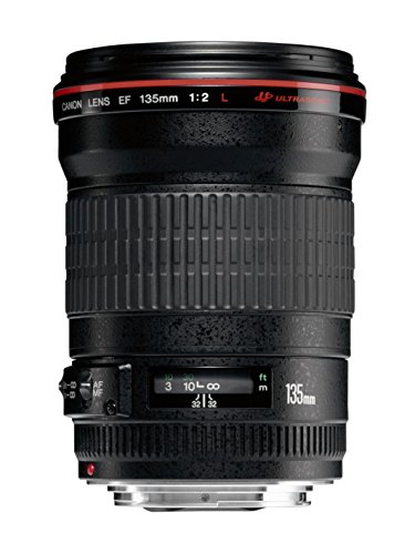 Canon EF 135mm f/2L USM - Objetivo para Canon (Distancia Focal Fija 135mm, Apertura f/2-32, diámetro: 72mm) Negro