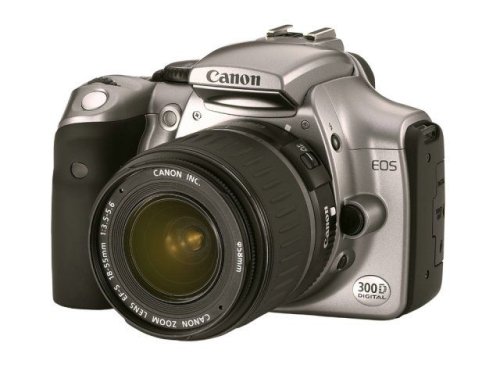 Canon EOS 300D - Cámara réflex Digital (6,3 Mpx, Objetivo EF-S f1:3,5-5,6/18-55 mm)