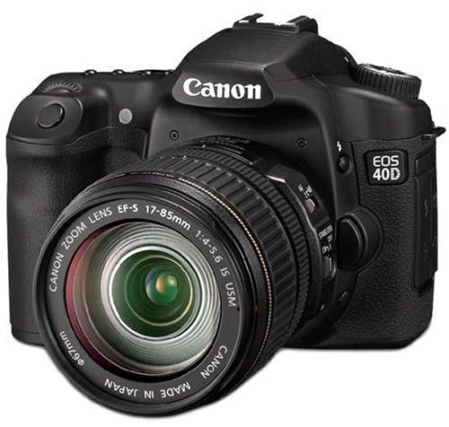 Canon EOS 40D - Cámara Réflex Digital 10.5 MP (Objetivo EF-S 17-85mm f/4-5.6 IS USM) (Reacondicionado)
