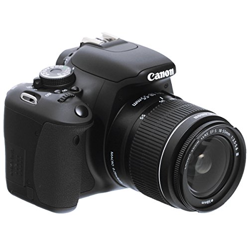 Canon EOS 600D Rebel T3I EOS KISS X5 18-55 / 3.5-5.6 EF-S IS II Cámara de fotos digital (pantalla de 18,7 megapíxeles, pantalla LCD de 3 pulgadas)