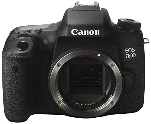 Canon EOS 760D - Cámara réflex Digital de 24.2 MP (Pantalla táctil 3"), Color Negro