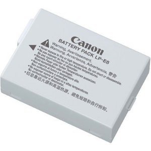 Canon LP-E8 - Batería Recargable para cámaras Canon EOS 600D, EOS 650D y EOS 700D, Color Gris