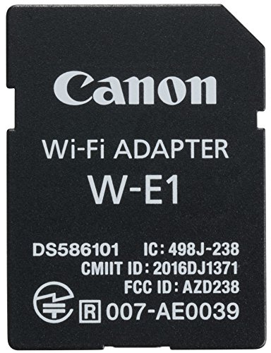 Canon W-E1 - Adaptador WiFi para cámaras Canon EOS 7D Mark II, EOS 5DS, EOS 5DS R Canon W-E1 - Adaptador WiFi para cámaras Canon EOS 7D Mark II, EOS 5DS, EOS 5DS R