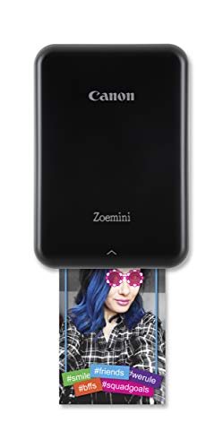 Canon Zoemini Pv-123 - Mini Impresora (Bluetooth, USB, 314 x 600 PPP, Canon Mini Print) Color Negro
