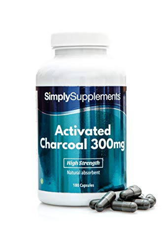 Cárbon activado 300mg - ¡Bote para 3 meses! - Apto para veganos - 180 Cápsulas - simplySupplements Cárbon activado 300mg - ¡Bote para 3 meses! - Apto para veganos - 180 Cápsulas - simplySupplements