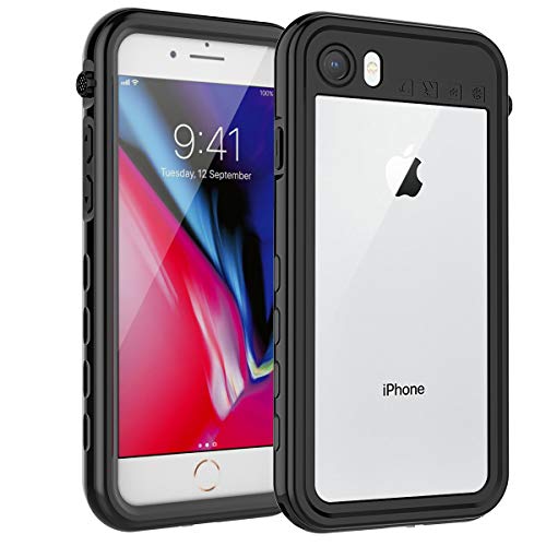 Carcasa estanca Shellbox para iPhone SE 2020, cubierta para iPhone 7/8, protector de teléfono, a prueba de polvo, a prueba de golpes, fundas protectoras protectoras bajo el agua IP68, negro