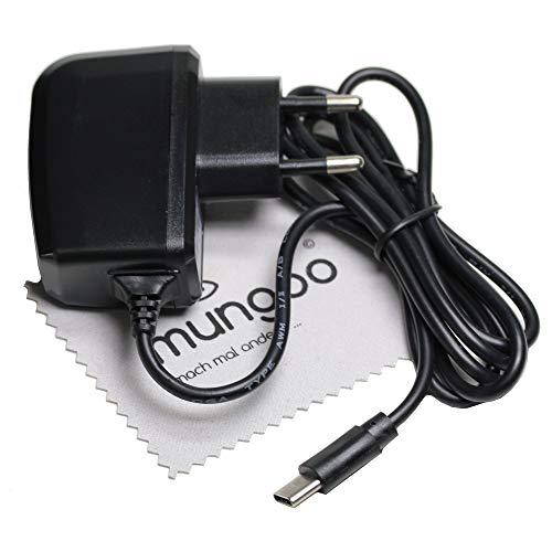 Cargador para LG G5 (SE), G6, G7 ThinQ, Q7, Q8, V20, V30, V30s ThinQ USB Tipo C, Cable de Carga de Red de 2 A OTB con paño de Limpieza mungoo Cargador para LG G5 (SE), G6, G7 ThinQ, Q7, Q8, V20, V30, V30s ThinQ USB Tipo C, Cable de Carga de Red de 2 A OTB con paño de Limpieza mungoo