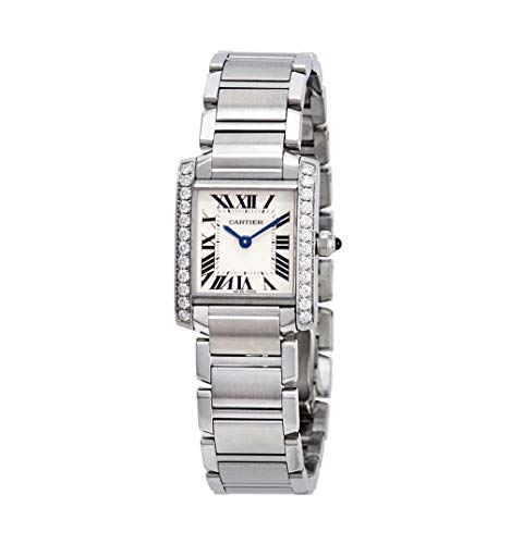 Cartier Tank Francaise 2384 - Reloj de cuarzo suizo para mujer (certificado prepropietario)