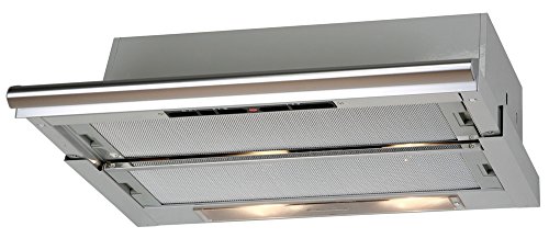 CATA TF5260 - Campana telescópica con 3 velocidades, acabado inoxidable, clase de eficiencia energética F CATA TF5260 - Campana telescópica con 3 velocidades, acabado inoxidable, clase de eficiencia energética F