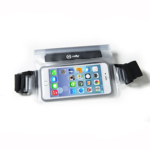 Celly SPLASHBELTWH Funda para teléfono móvil 14,5 cm (5.7") Riñonera para móvil Blanco - Fundas para teléfonos móviles (Riñonera para móvil, Universal, iPhone 7/7 Plus, 14,5 cm (5.7"), Blanco)
