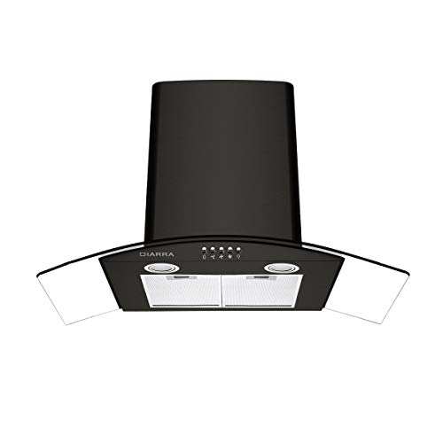 CIARRA CBCB9506B Campanas Extractoras Cristal 90cm 550m³/h 100W·3 Velocidad de Extracción·Evacuación al Exterior y Recirculación Interna por Filtro de Carbón CBCF004·Acero Inoxidable Negro CIARRA CBCB9506B Campanas Extractoras Cristal 90cm 550m³/h 100W·3 Velocidad de Extracción·Evacuación al Exterior y Recirculación Interna por Filtro de Carbón CBCF004·Acero Inoxidable Negro