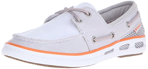 Columbia Vulc N Vent Boat Canvas, Náuticos para Mujer, Gris-Grey (Cool Grey/Jupiter), 44 EU