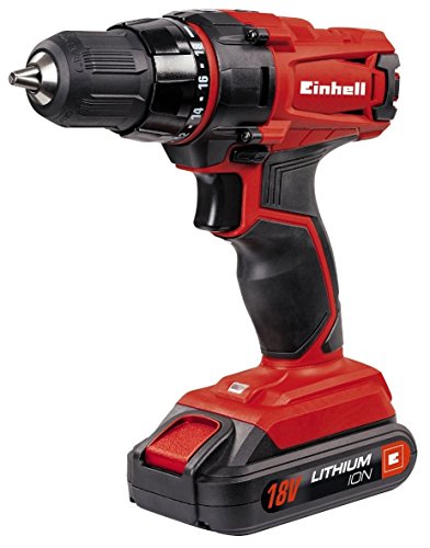 Einhell 4513846 Taladro sin Cable TC-CD 18-2 litio 18 V, 18 W, Rojo Einhell 4513846 Taladro sin Cable TC-CD 18-2 litio 18 V, 18 W, Rojo