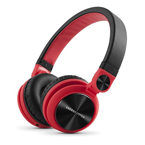 Energy Headphones DJ2 Red (Flip-Up Ear Cups, Detachable Cable, Foldable)
