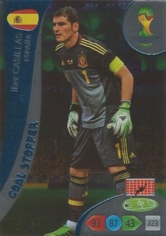 FIFA World Cup 2014 Brazil Adrenalyn XL Iker Casillas Goal Stopper