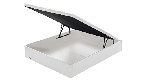 Flex - Canapé Abatible Madera Transpirable Tapa 3D - 180X200, Color Blanco