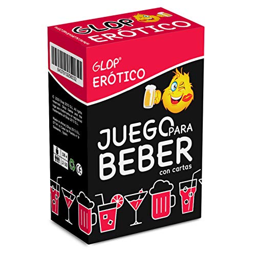 Glop Erótico - Juego para Beber Picante- el Juego de Cartas más Atrevido- Juego de Mesa para Adultos - 100 Cartas