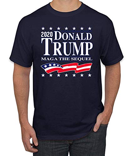 harry wang Donald Trump 2020 Maga The Sequel Re-Elect Shirt | Camiseta gráfica política para Hombre 6XL