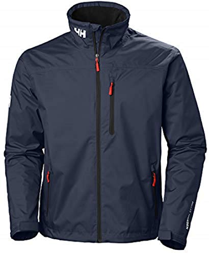 Helly Hansen Crew Midlayer Chaqueta deportiva impermeable, Hombre, Azul (Azul Navy 597), XL Helly Hansen Crew Midlayer Chaqueta deportiva impermeable, Hombre, Azul (Azul Navy 597), XL