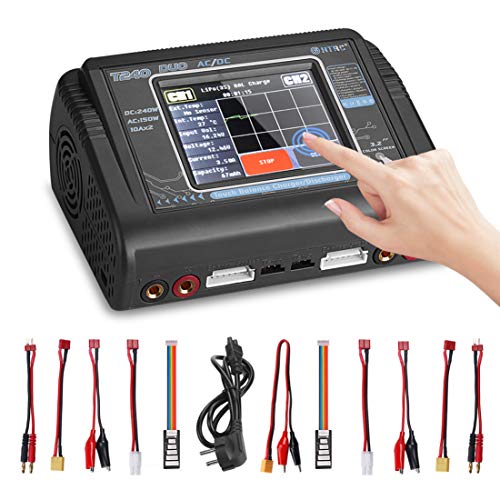 HTRC T240 Duo RC Balance Charger/Discharger for Lilon LiPo Life LiHV NiCd NiMH PB Smart Battery