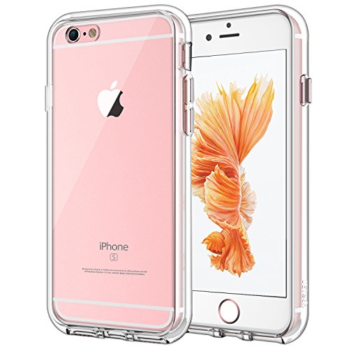 JETech Funda Compatible Apple iPhone 6s y iPhone 6, Carcasa Anti-Choques y Anti-Arañazos, Transparente