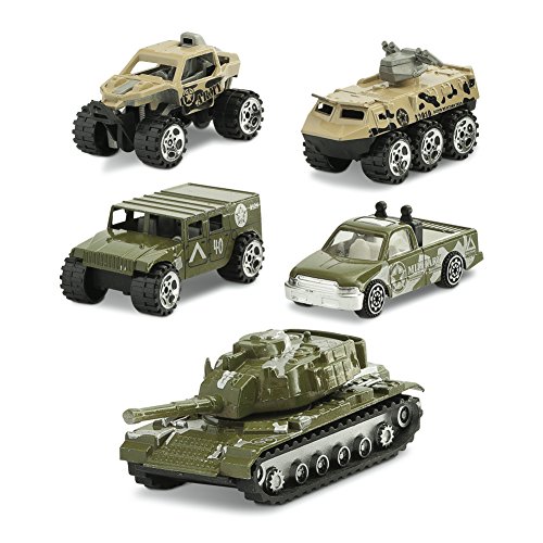 Juego - Tanques y carros de Combate, Camiones de Juguete, Multicolor (ITA Toys JU00440)