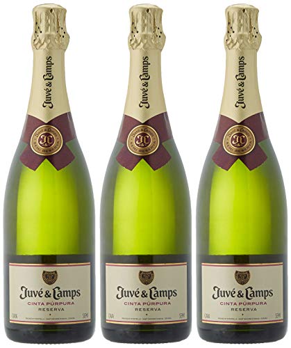 Juvé & Camps Cava Cinta Púrpura Semi - 3 botellas x 750 ml - Total: 2250ml