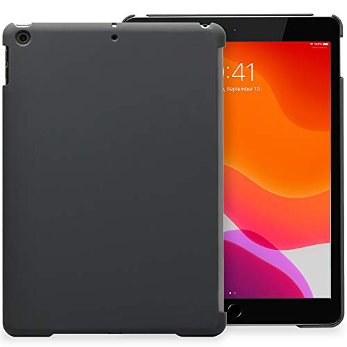 KHOMO Carcasa Trasera iPad 10.2 (iPad 7, 2019) Funda Posterior Compatible con Smart Cover y Teclado - Gris Oscuro