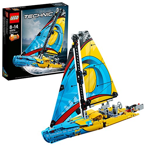 LEGO Technic - Barco de Competición, Juguete de Construcción 2 en 1 (42074)