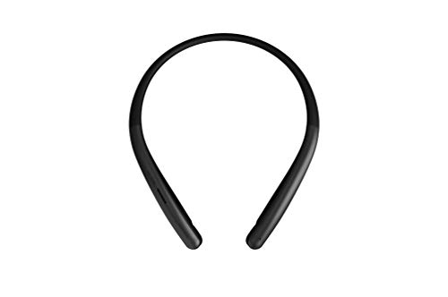 LG Tone HBS-SL6SB - Auriculares inalámbricos (Altavoz Externo, Manos Libres, Sonido Meridian, Bluetooth 5.0, Carga rápida, Doble micrófono y Compatible para Conducir) Negro