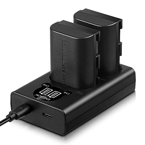 LP-E6 Batería de Repuesto (Paquete de 2) y Smart LED Cargador Dual USB para Canon LP-E6, LP-E6N y Canon EOS 5D Mark II/III/IV, 5DS, 5DS R, 6D, 7D, 7D Mark II, 60D, 70D y más LP-E6 Batería de Repuesto (Paquete de 2) y Smart LED Cargador Dual USB para Canon LP-E6, LP-E6N y Canon EOS 5D Mark II/III/IV, 5DS, 5DS R, 6D, 7D, 7D Mark II, 60D, 70D y más