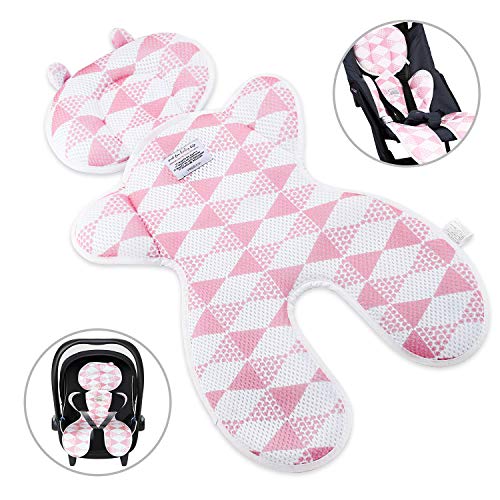 Luchild Colchoneta Silla Paseo Universal Verano Funda Maxicosi y Sillita Coche Colchoneta Carro Transpirable (Rosa) Luchild Colchoneta Silla Paseo Universal Verano Funda Maxicosi y Sillita Coche Colchoneta Carro Transpirable (Rosa)