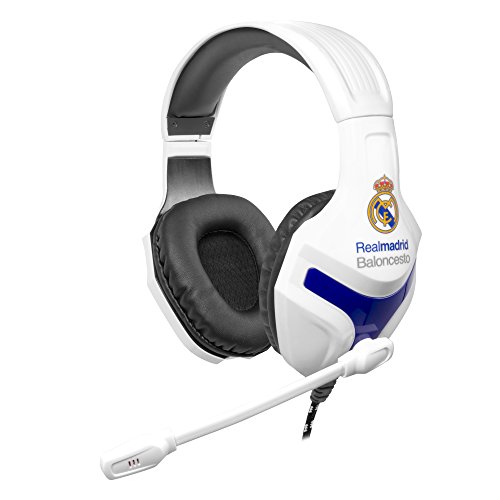 Mars Gaming MHRM - Auriculares del Real Madrid,micrófono plegable, 40mm neodimio Mars Gaming MHRM - Auriculares del Real Madrid,micrófono plegable, 40mm neodimio