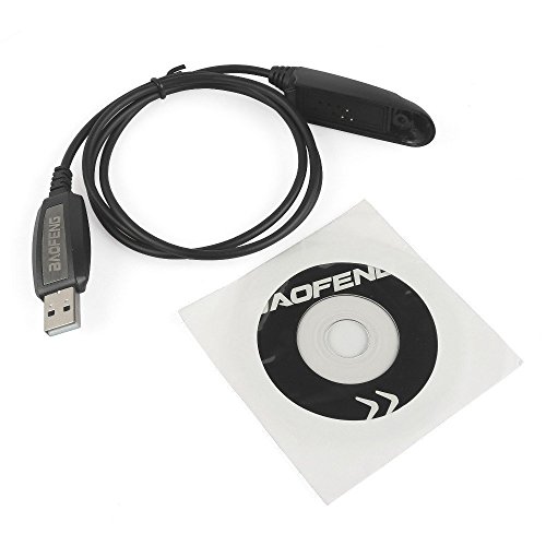 Mengshen® Baofeng Original USB Cable de Programa + CD Software para Baofeng Impermeable Radio BF-9700 BF-A58