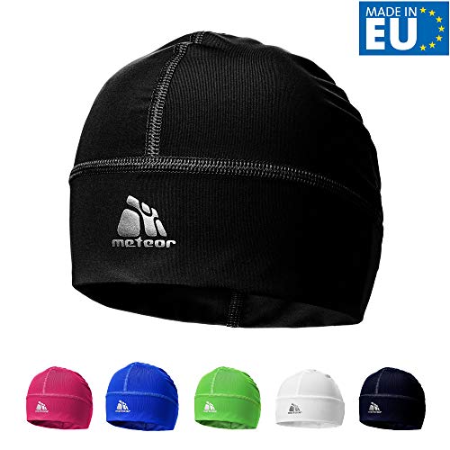 meteor Gorro Correr Esquí Ciclismo para Hombre y Mujer Gorra Debajo del Casco - Gorro para jóvenes y Adultos - Talla única Unisex Gorros para Deportes de Invierno, Bici, Running Shadow