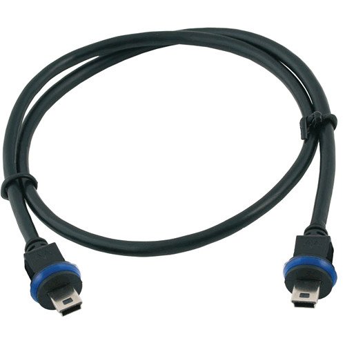 Mobotix MX-CBL-MU-EN-STR 2m - Cable USB (2 m, Micro-USB A, Micro-USB A, 2.0, Male Connector/Male Connector, Negro)